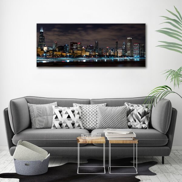 Print pe canvas Chicago noaptea