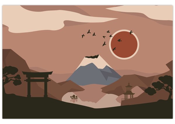 Tablou - Japonia N⁰1 (90x60 cm)