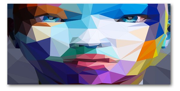 Tablou pe pe sticlă Abstracție femeie