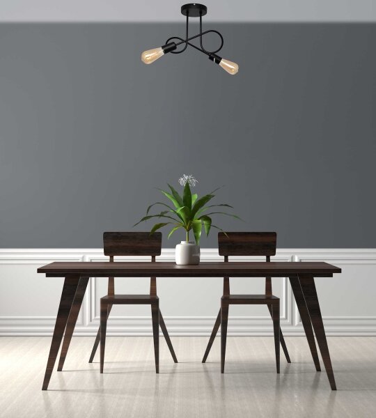 Lustr pentru copii OXFORD 2xE27/15W/230V montat pe tavan