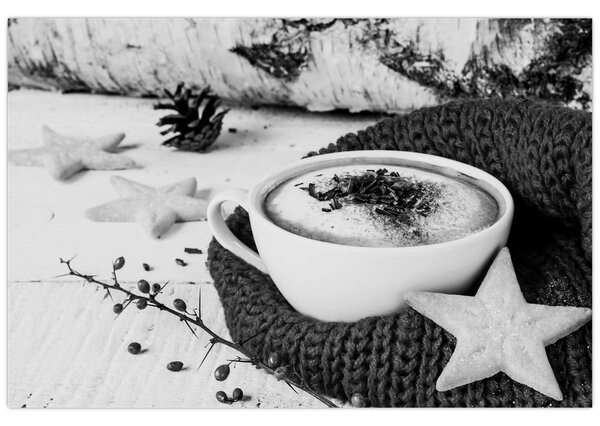 Tablou - Cappuccino de iarnă (90x60 cm)