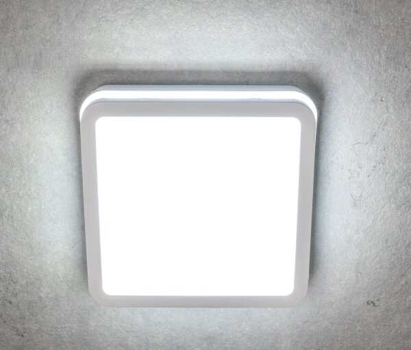 Plafonieră LED de exterior Kanlux 38776 BENO LED/12/18W/230V 3000/3500/4000K IP65 alb