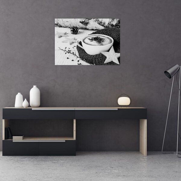Tablou - Cappuccino de iarnă (70x50 cm)