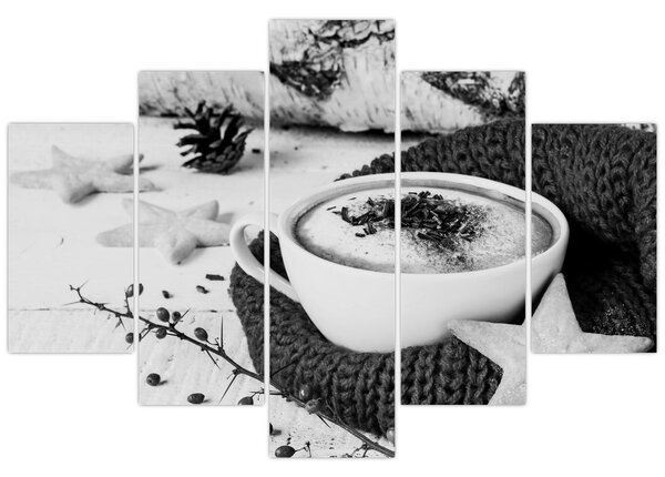 Tablou - Cappuccino de iarnă (150x105 cm)
