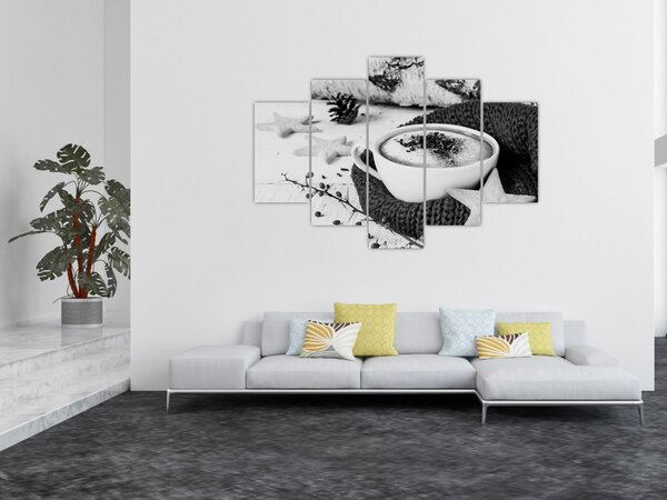 Tablou - Cappuccino de iarnă (150x105 cm)
