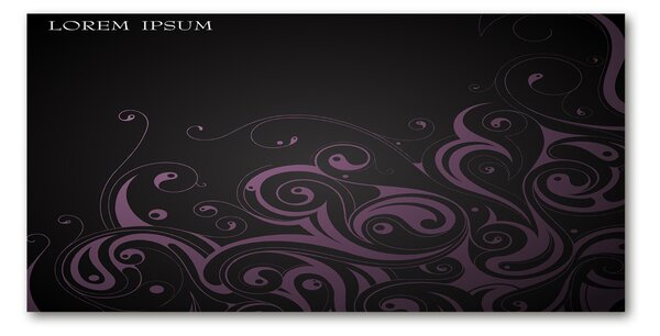 Tablou sticlă ornamente