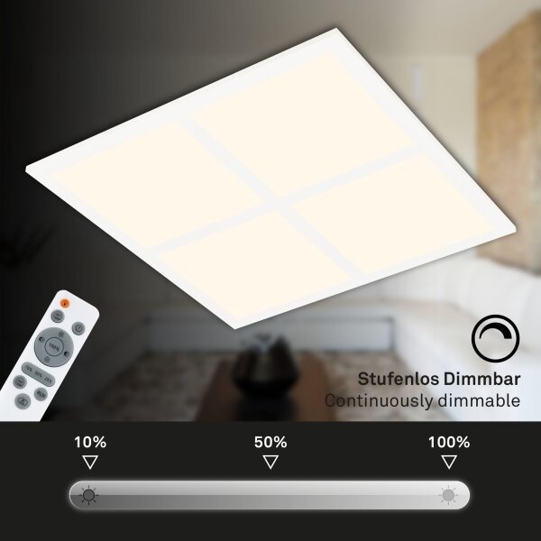 Plafonieră LED RGB dimabilă LED/24W/230V Briloner 7387-016 + telecomandă