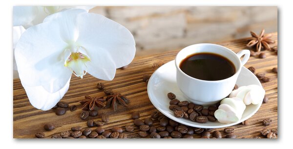 Fotografie imprimată pe sticlă ceașcă de cafea