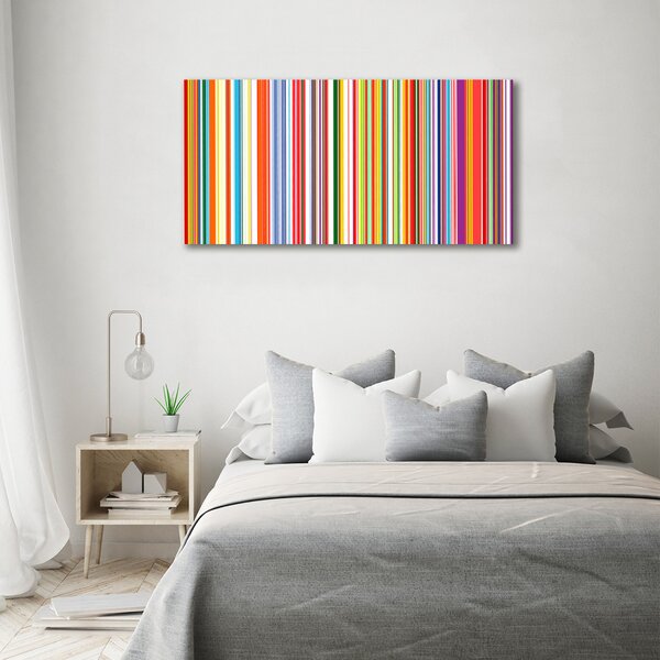 Tablou pe pânză canvas dungi colorate