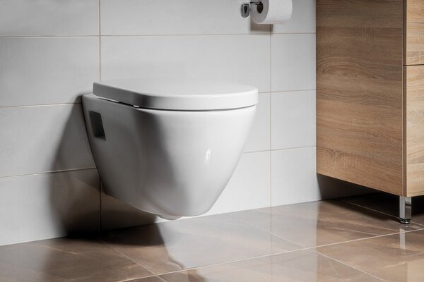 Aqualine Aqualine, vas WC suspendat NERA, 50x35,5 cm, alb, NS952