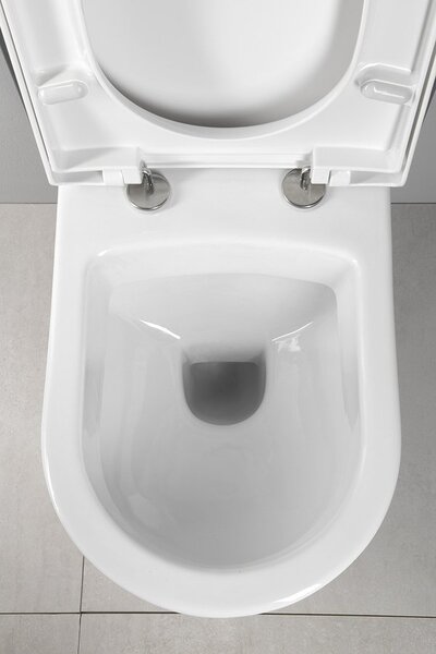 Aqualine Aqualine, vas WC suspendat NERA, 50x35,5 cm, alb, NS952