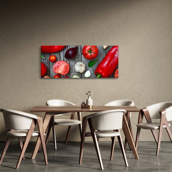 Tablou cu legume (120x50 cm)