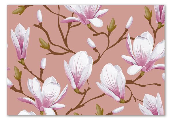Tablou sticlă Magnolie