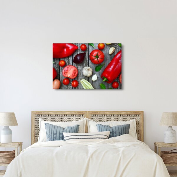 Tablou cu legume (90x60 cm)