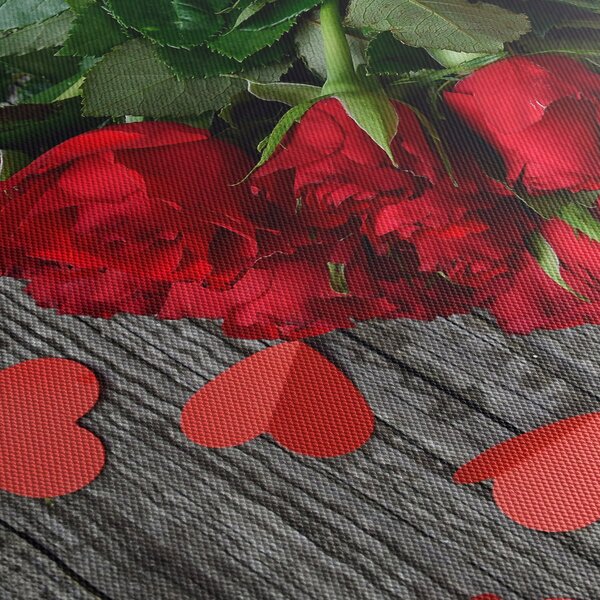 Tablou - cu buchet de flori (90x60 cm)