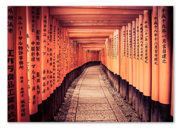 Fotografie imprimată pe sticlă porțile de la Kyoto
