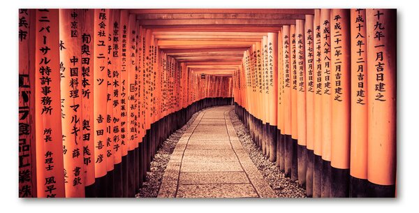 Fotografie imprimată pe sticlă porțile de la Kyoto