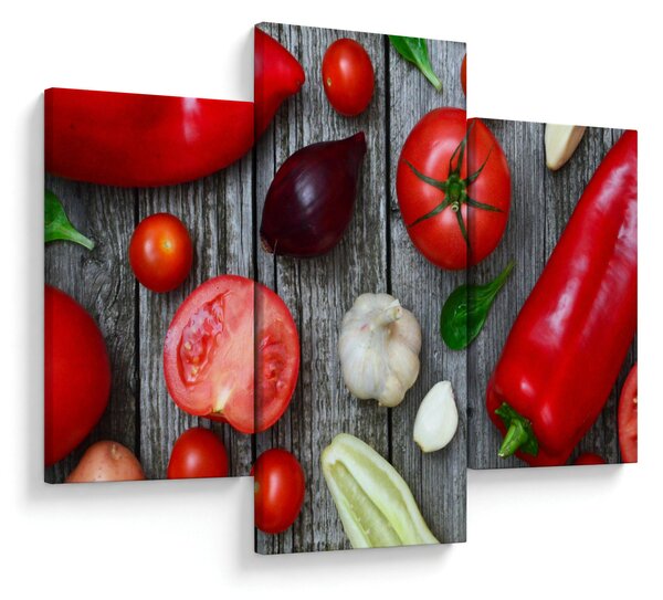Tablou cu legume (90x60 cm)