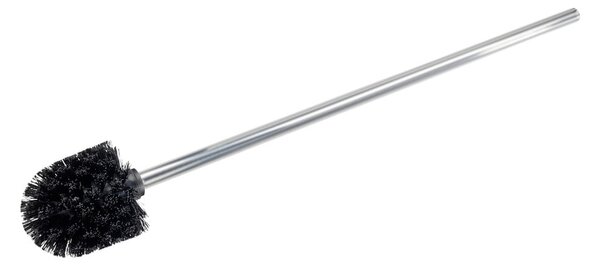 Perie de WC argintiu-mat din oțel inoxidabil Ø 8,5 cm – Wenko
