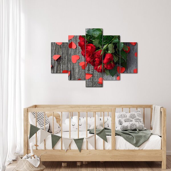 Tablou cu trandafiri (150x105 cm)