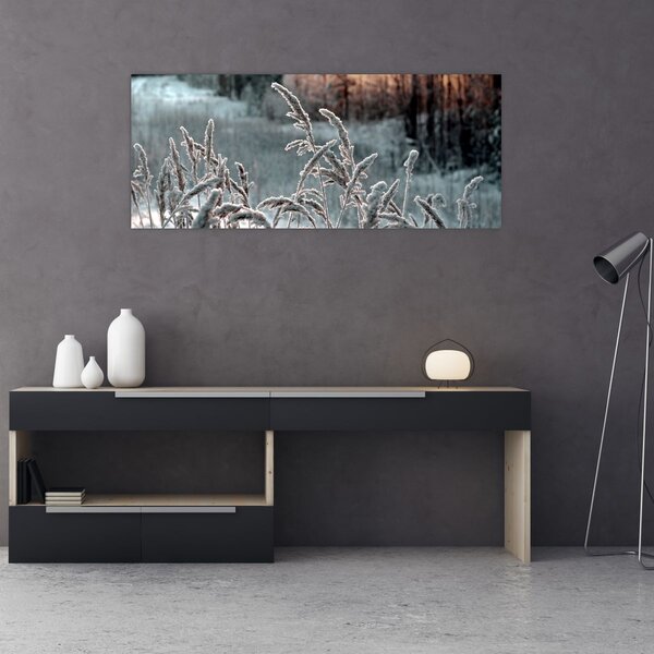 Tablou - Pajiște înghețată (120x50 cm)
