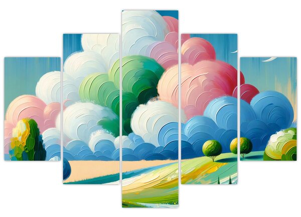 Tablou - Peisaj cu nor (150x105 cm)