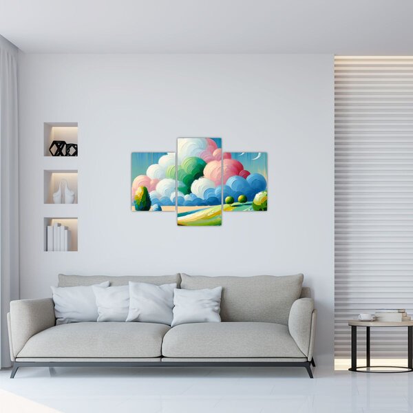 Tablou - Peisaj cu nor (90x60 cm)