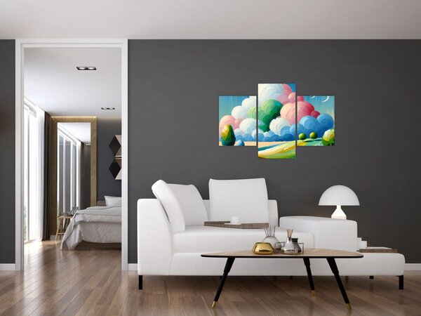 Tablou - Peisaj cu nor (90x60 cm)