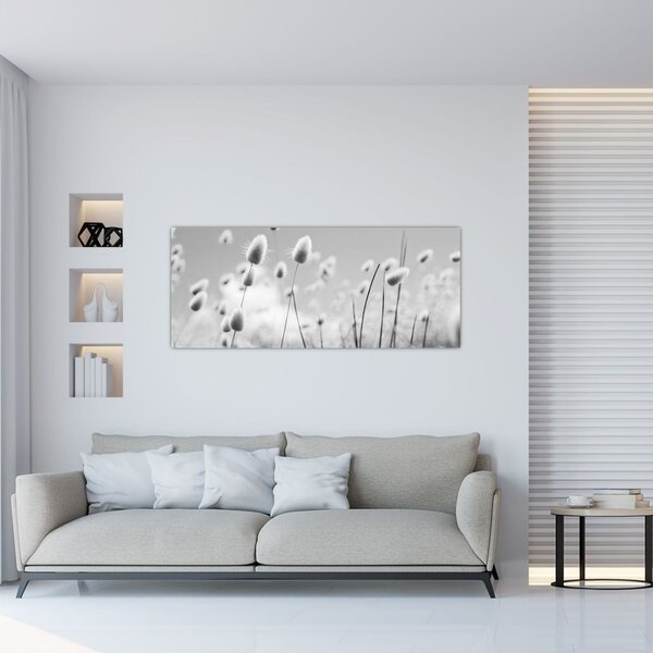 Tablou - Boho iepuraș coadă de iarbă (120x50 cm)