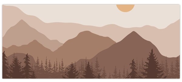 Tablou - Munții Maro N⁰1 (120x50 cm)