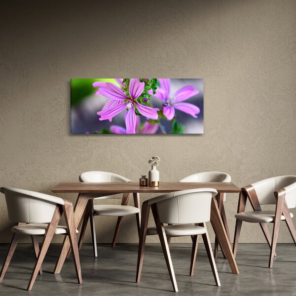Tablou cu floarea detailat (120x50 cm)