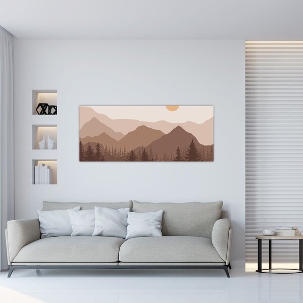 Tablou - Munții Maro N⁰1 (120x50 cm)