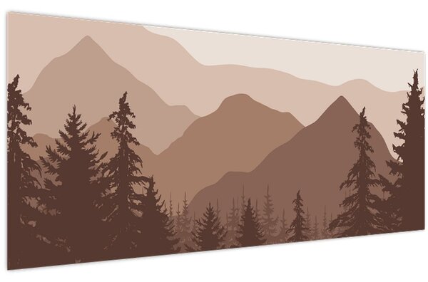 Tablou - Munții Maro N⁰2 (120x50 cm)