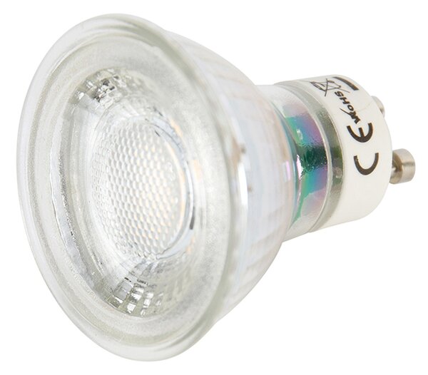 Set de 5 becuri LED GU10 reglabile în 3 trepte Kelvin 3W 180lm 2000K-2700K