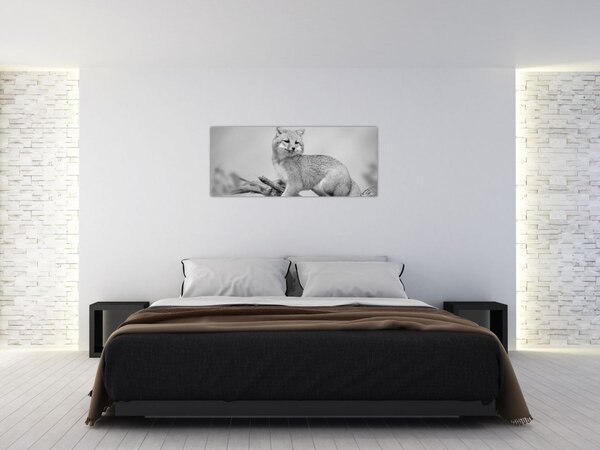 Tablou - Vulpe gri (120x50 cm)