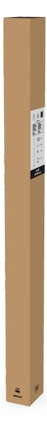 Galerie de perdea auriu mat extensibilă din oțel 107 - 305 cm Flute – Umbra