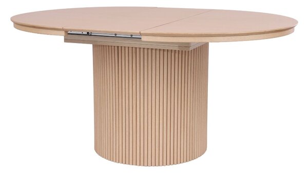 Masă rotundă extensibilă Sorrento (120-160 cm), stejar natural
