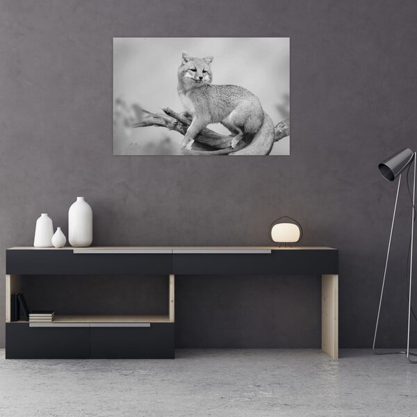 Tablou - Vulpe gri (90x60 cm)