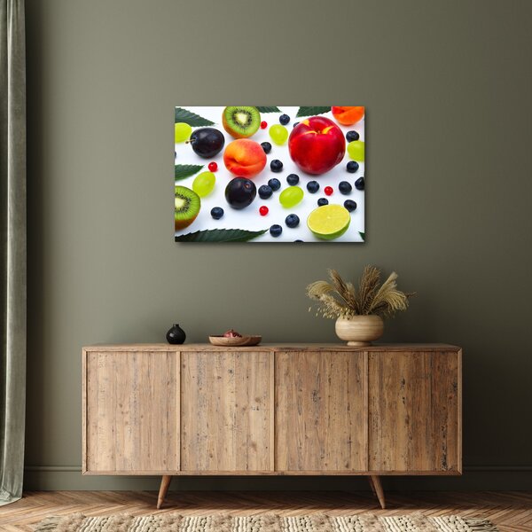 Tablou - fructe cu picături de apă (70x50 cm)