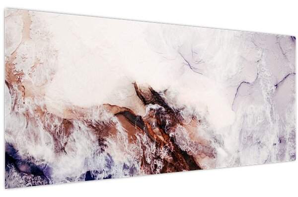 Tablou - Marmură violet N⁰1 (120x50 cm)