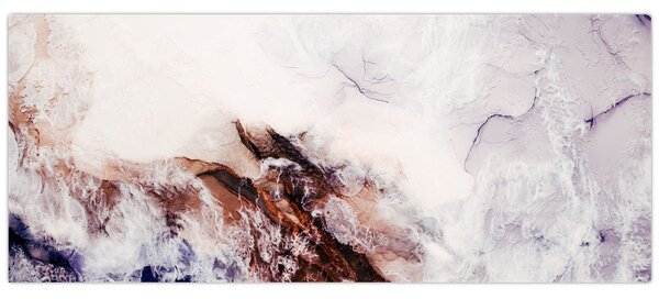 Tablou - Marmură violet N⁰1 (120x50 cm)