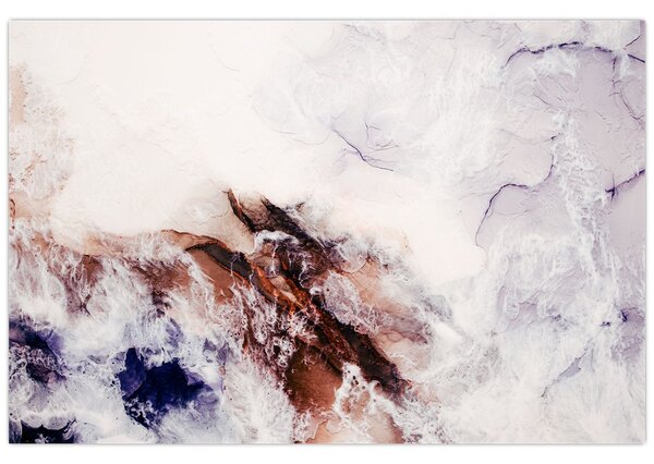 Tablou - Marmură violet N⁰1 (90x60 cm)