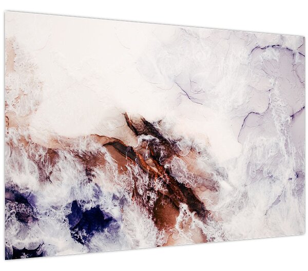 Tablou - Marmură violet N⁰1 (90x60 cm)