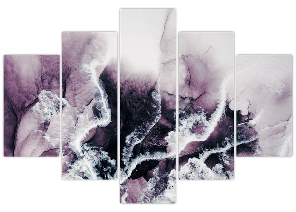 Tablou - Marmură violet N⁰2 (150x105 cm)