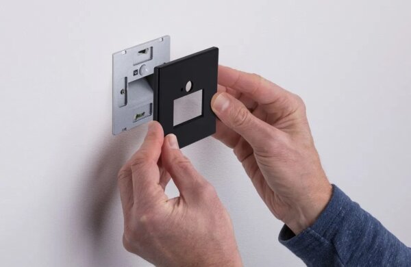 Corp de iluminat cu senzor pentru scări Paulmann 93135 LED/1,2W EDGE 230V negru