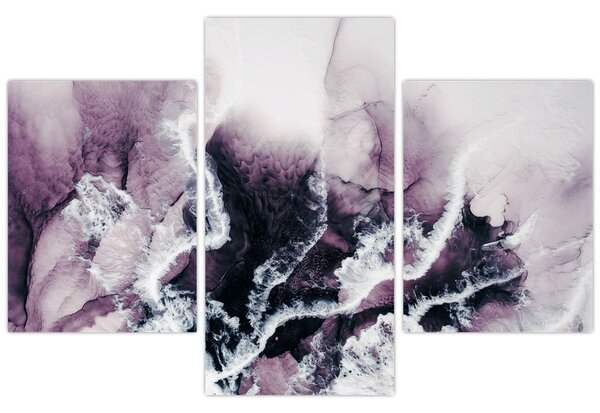 Tablou - Marmură violet N⁰2 (90x60 cm)
