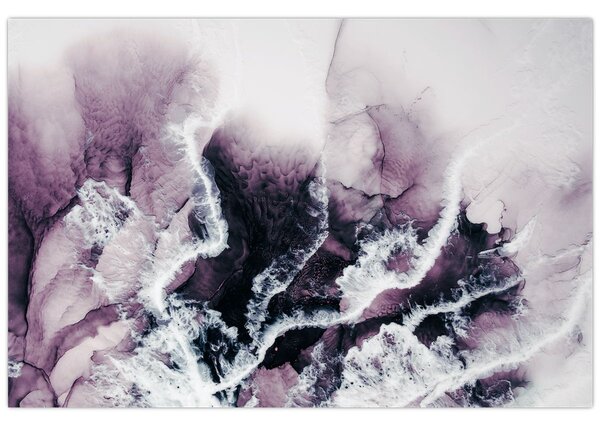 Tablou - Marmură violet N⁰2 (90x60 cm)