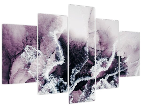 Tablou - Marmură violet N⁰2 (150x105 cm)