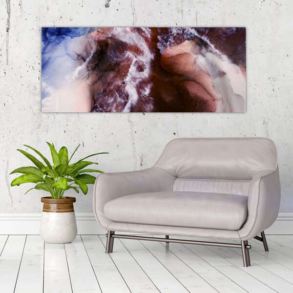 Tablou - Marmură violet N⁰3 (120x50 cm)
