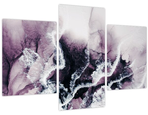 Tablou - Marmură violet N⁰2 (90x60 cm)